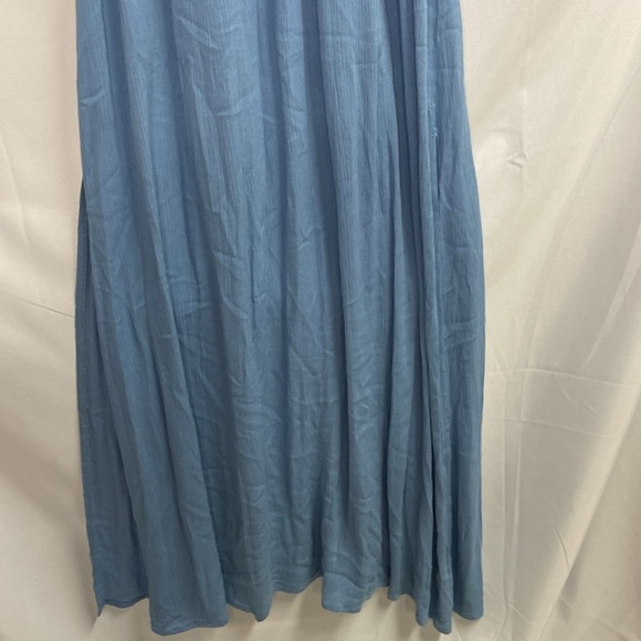 Lulu's Lost in Paradise Strappy Back Maxi Dress Slate Blue Size XS NWT - Picture 5 of 8